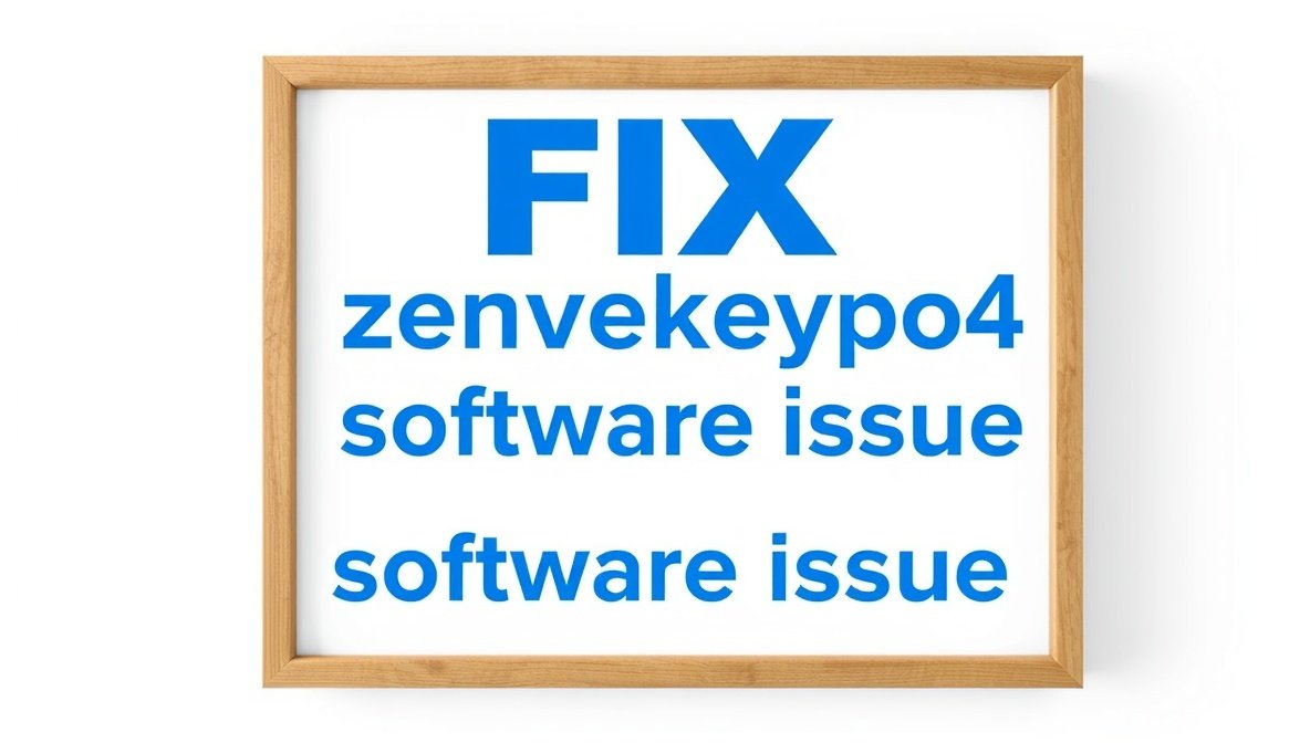 fix zenvekeypo4 software issue