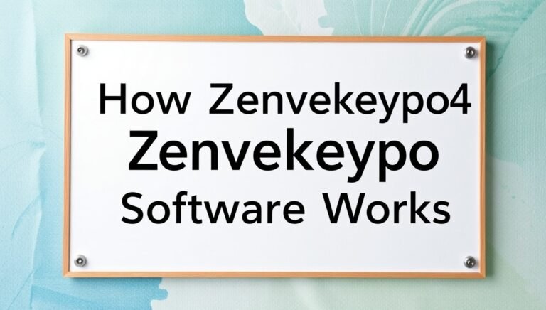 how zenvekeypo4 software work